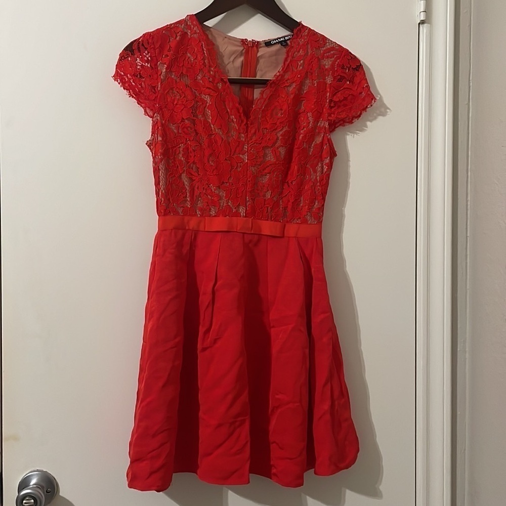 Gianni Bini Carina Lace Cocktail Dress Classy Chic Size S - Picture 2 of 9